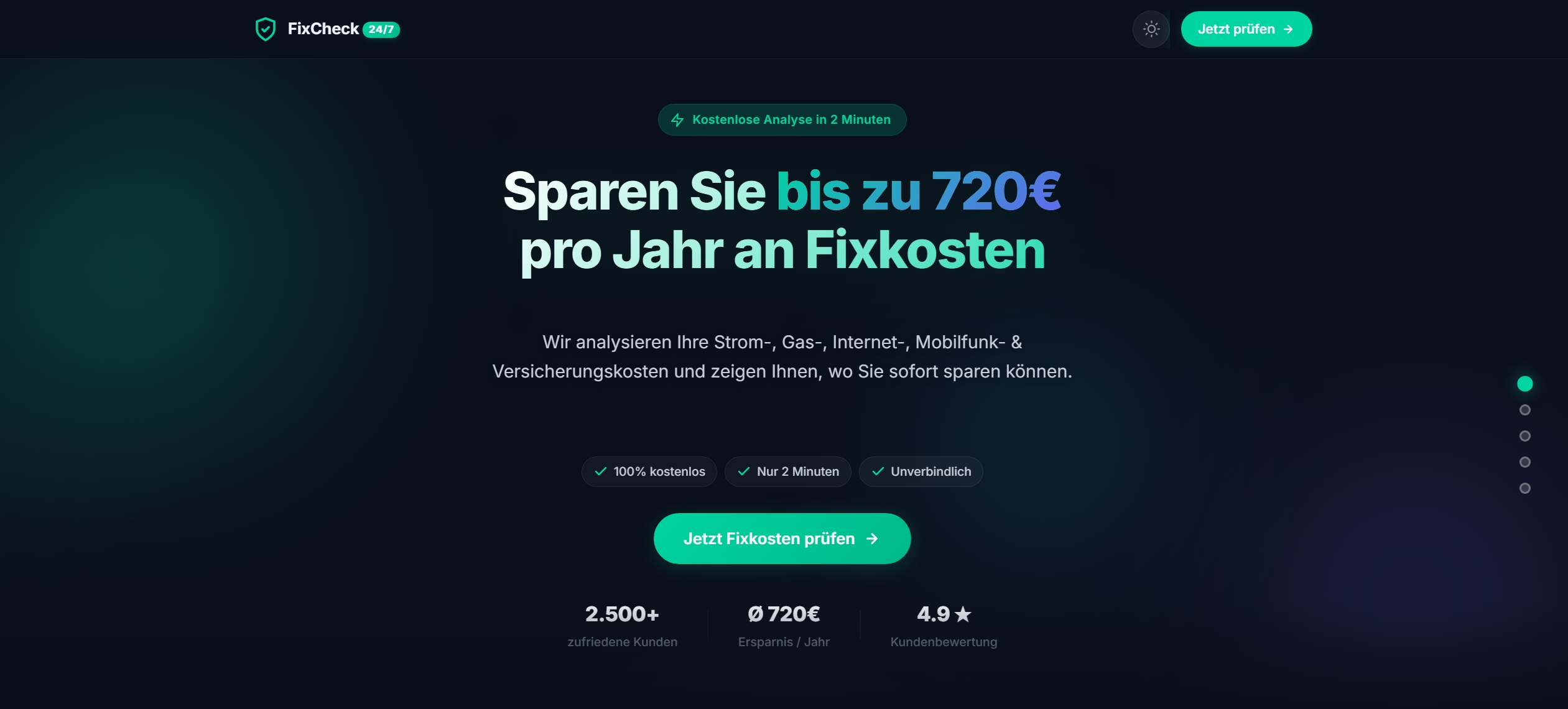 FixCheck 24/7 — SaaS Landing Page
