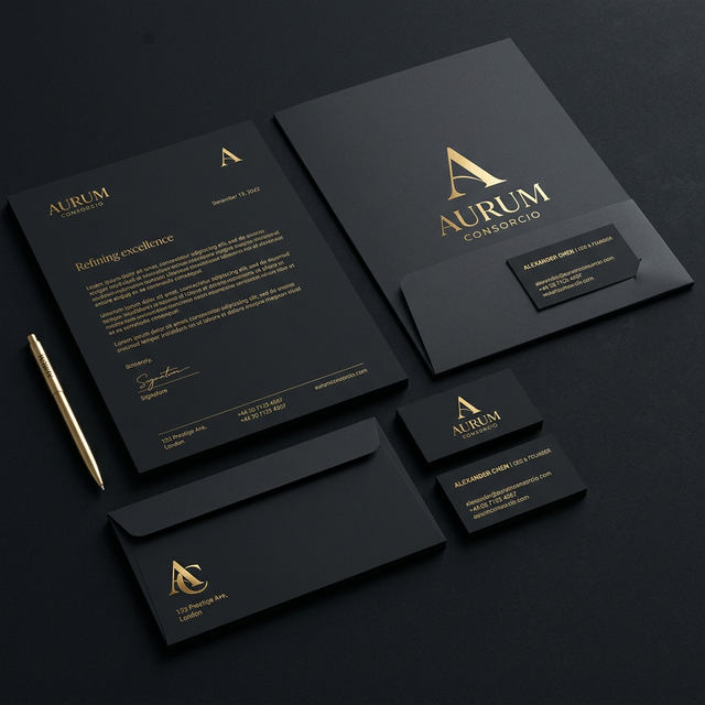 Komplettes Branding Package