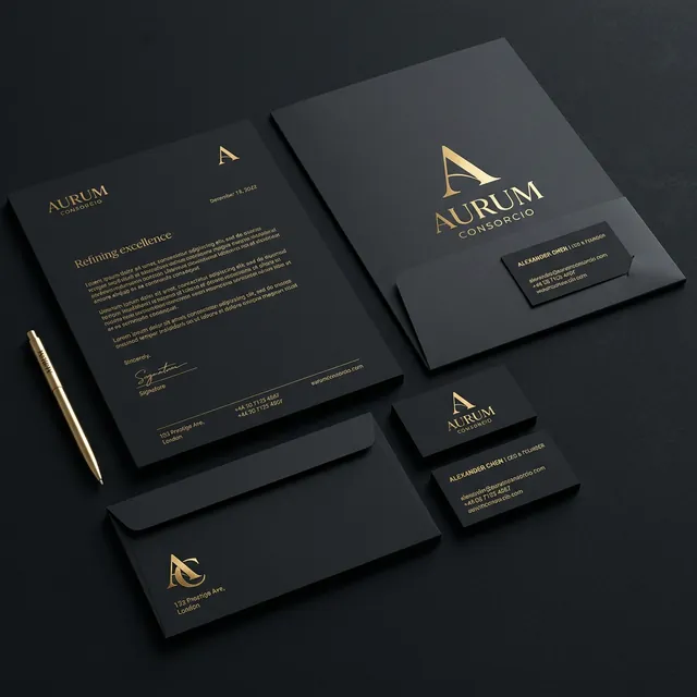 Komplettes Branding Package
